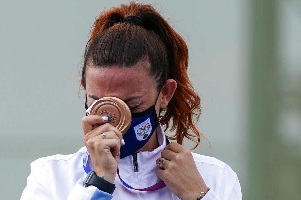 APTOPIX Tokyo Olympics Shooting